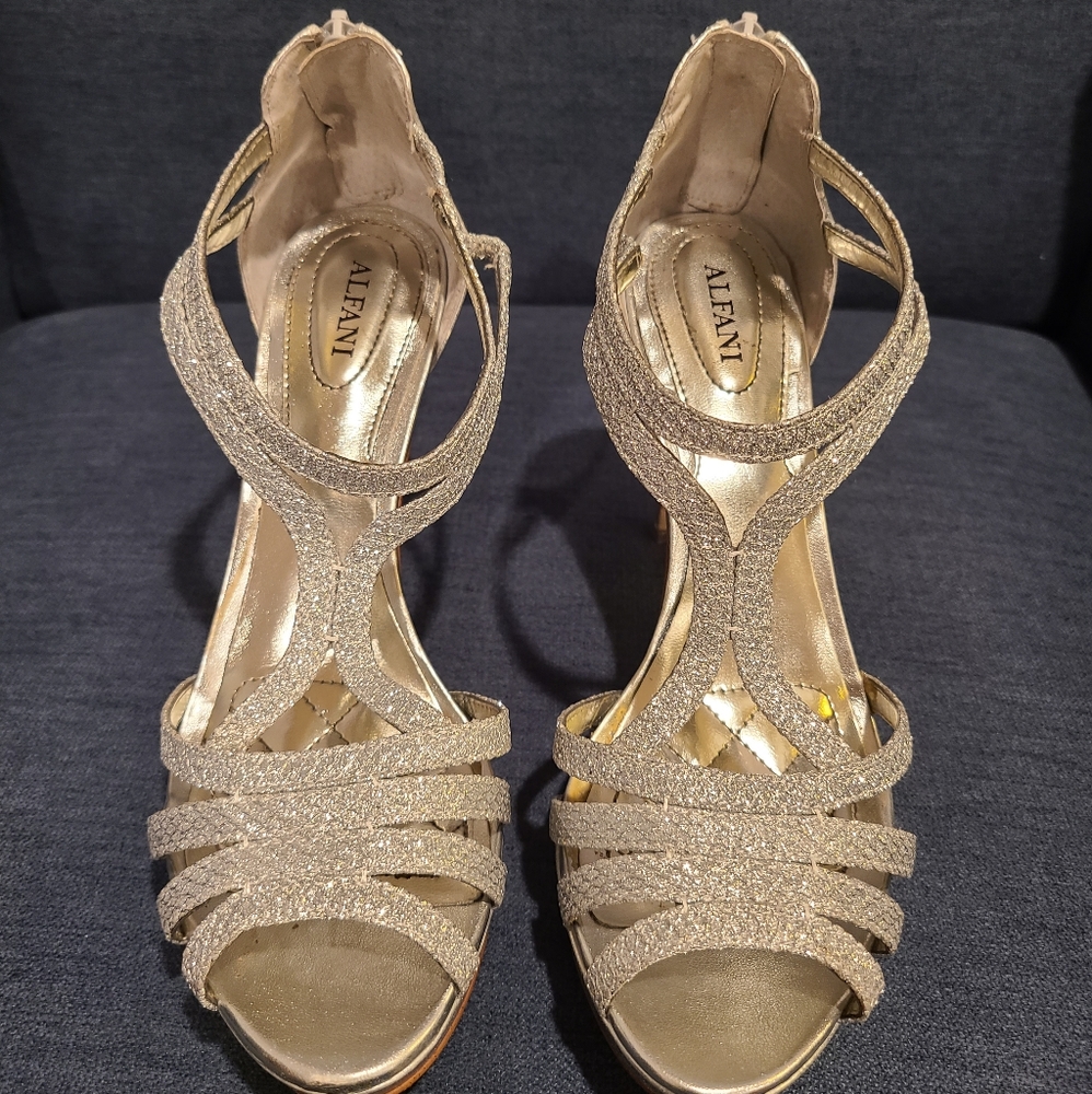 Alfani Tacy Silver Heels